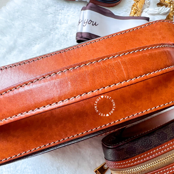 Vintage CELINE Macadam Vanity Bag 025 & 026 - Brown