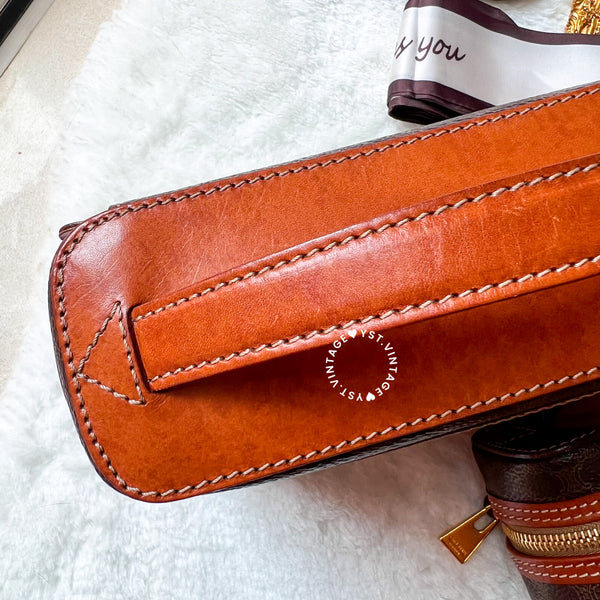 Vintage CELINE Macadam Vanity Bag 025 & 026 - Brown