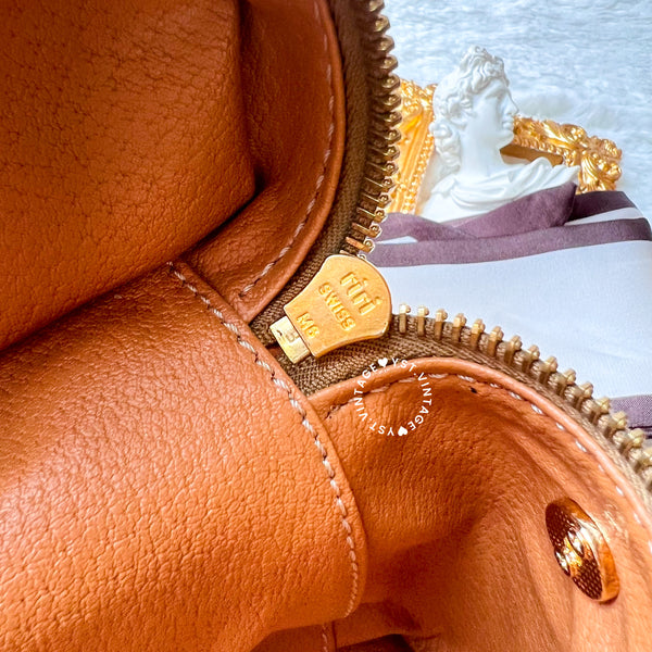 Vintage CELINE Macadam Vanity Bag 025 & 026 - Brown