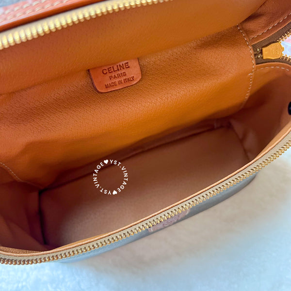 Vintage CELINE Macadam Vanity Bag 025 & 026 - Brown