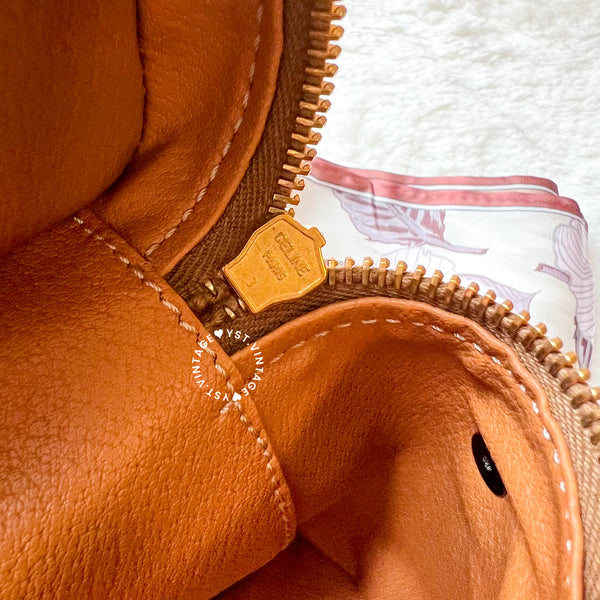 Vintage CELINE Macadam Vanity Bag 025 & 026 - Brown