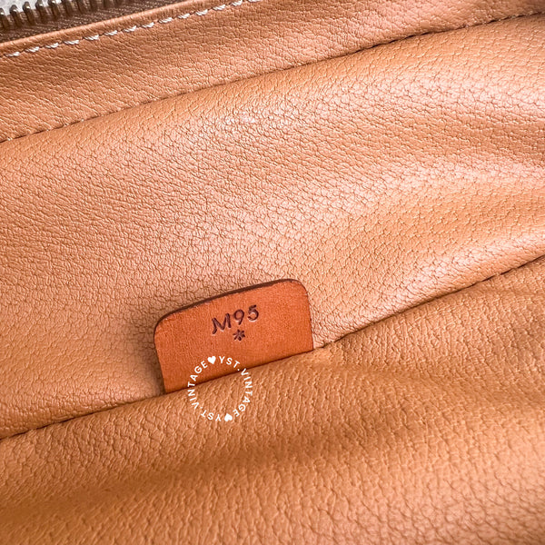 Vintage CELINE Macadam Vanity Bag 017 - Brown (Code: 035000)