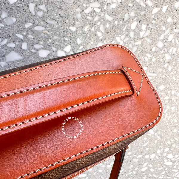 Vintage CELINE Macadam Vanity Bag 017 - Brown (Code: 035000)