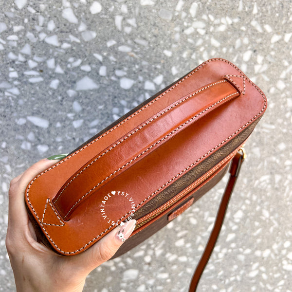 Vintage CELINE Macadam Vanity Bag 017 - Brown (Code: 035000)