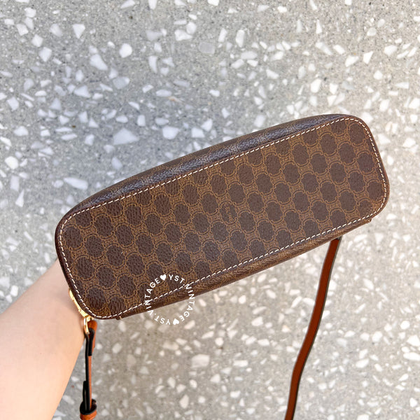 Vintage CELINE Macadam Vanity Bag 017 - Brown (Code: 035000)