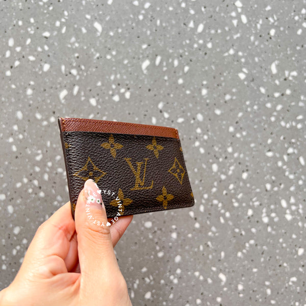 Vintage LV Monogram Canvas Card Holder - Classic / Damier