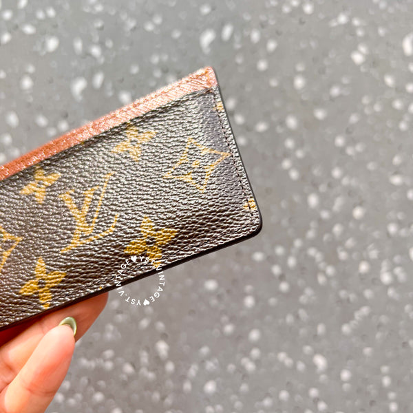 Vintage LV Monogram Canvas Card Holder - Classic / Damier