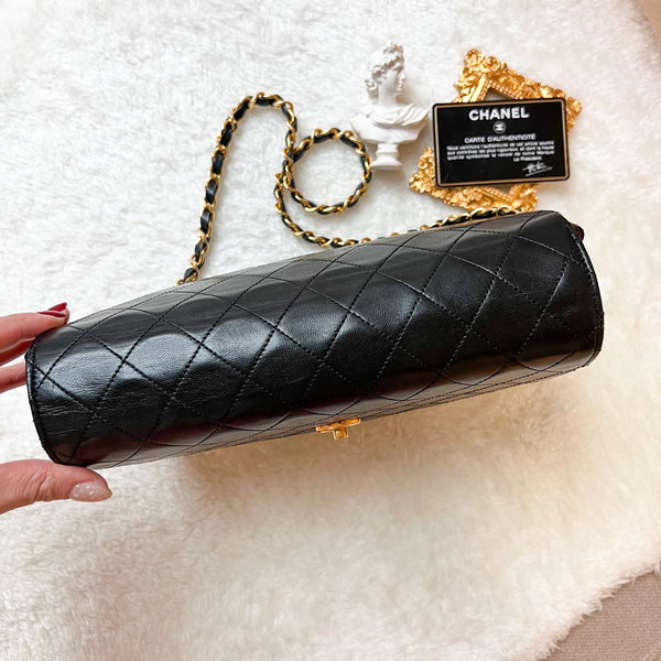 Vintage Chanel Double Flap Bag - Black