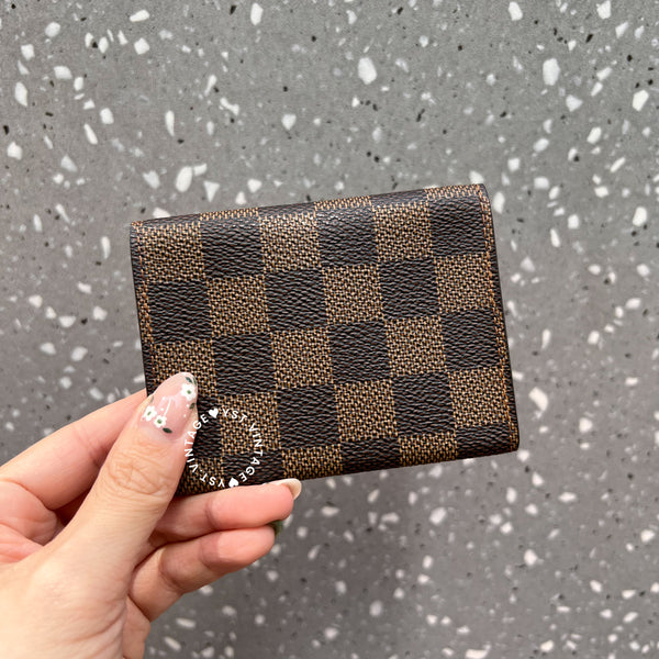 Vintage LV Monogram Canvas Card Holder - Classic / Damier