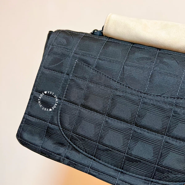 Vintage Chanel Coco Bar Classic Flap CF25 - Black