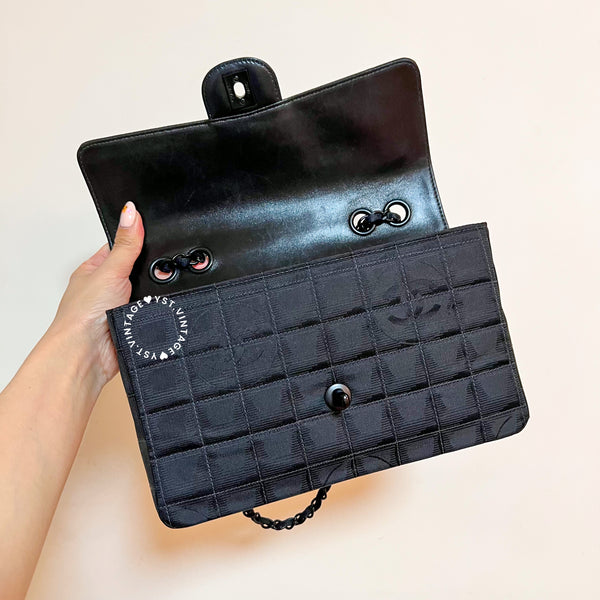 Vintage Chanel Coco Bar Classic Flap CF25 - Black