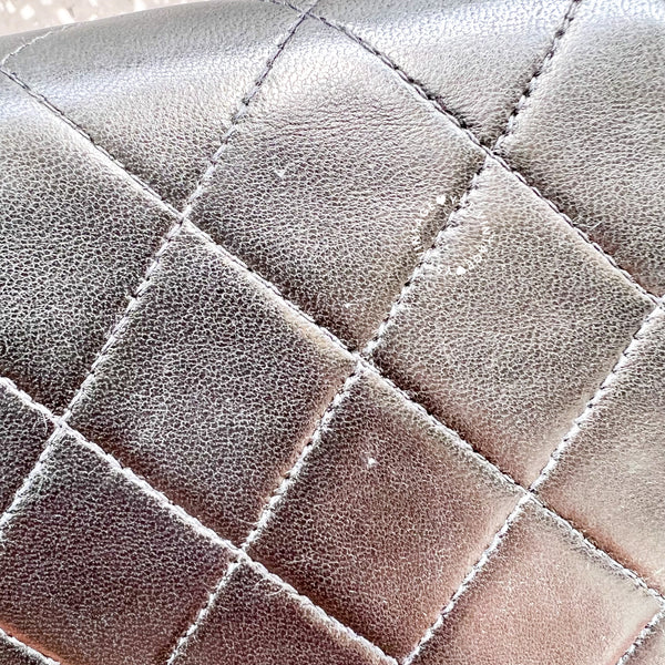 Vintage Chanel Push Lock Flap Bag - Black*Gold