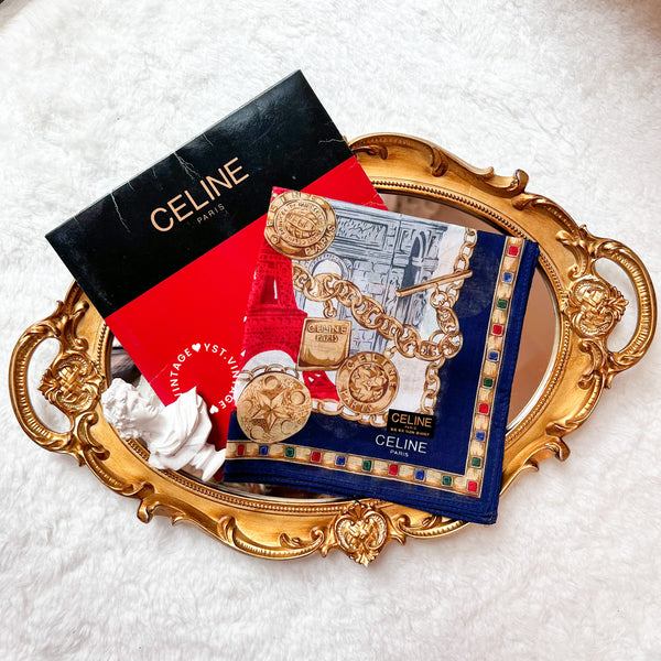 Vintage CELINE Scarfs/ Handkerchiefs (Gabbi/ Hadya/ Ilyia)