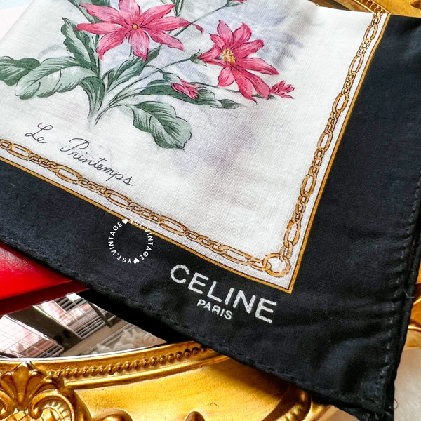 Vintage CELINE Scarfs/ Handkerchiefs - Jacelyn
