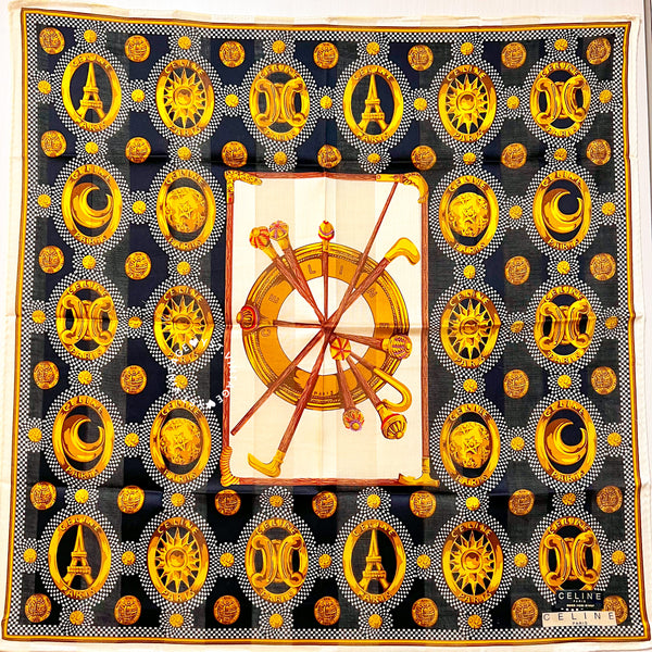 Vintage CELINE Scarfs/ Handkerchiefs (Gabbi/ Hadya/ Ilyia)