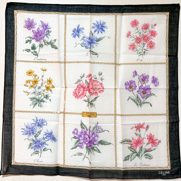 Vintage CELINE Scarfs/ Handkerchiefs - Jacelyn