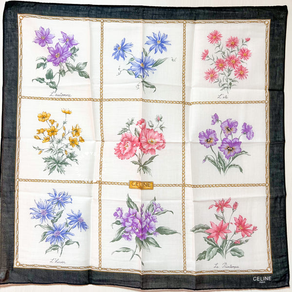 Vintage CELINE Scarfs/ Handkerchiefs - Jacelyn