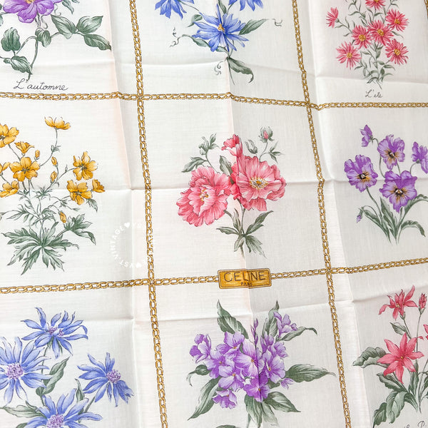 Vintage CELINE Scarfs/ Handkerchiefs - Jacelyn