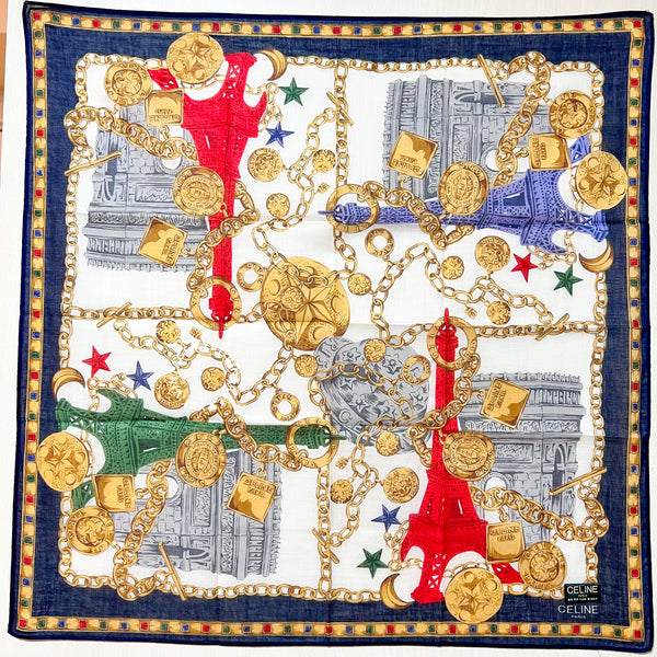 Vintage CELINE Scarfs/ Handkerchiefs (Gabbi/ Hadya/ Ilyia)