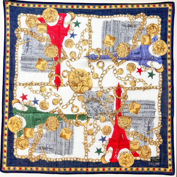 Vintage CELINE Scarfs/ Handkerchiefs (Gabbi/ Hadya/ Ilyia)