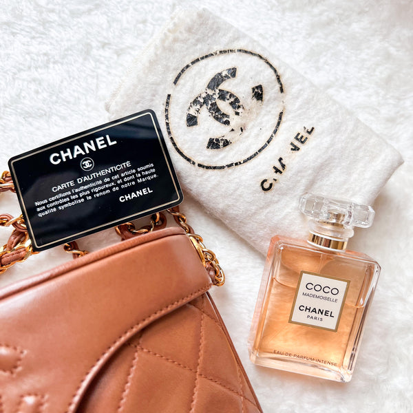 Vintage Chanel Vanity Bag with Tassel - Caramel Latte