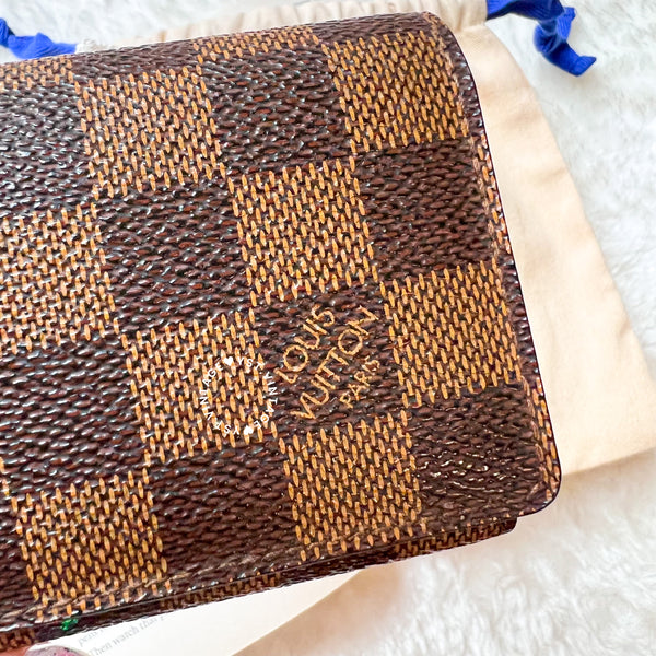Vintage LV Damier Canvas Card Holder 002