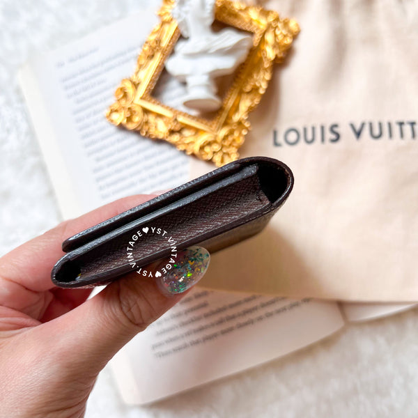 Vintage LV Damier Canvas Card Holder 002