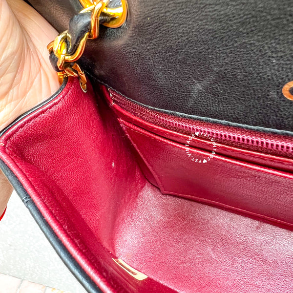 Vintage CHANEL Diana Small Flap Bag - Black 002