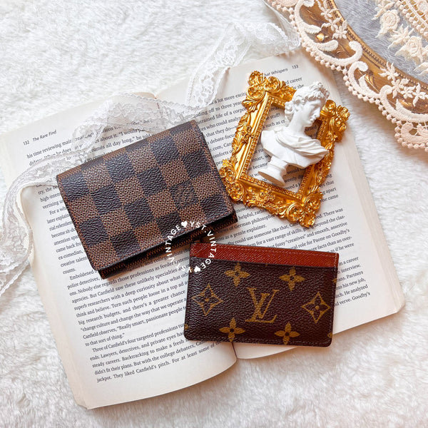 Vintage LV Monogram Canvas Card Holder - Classic / Damier