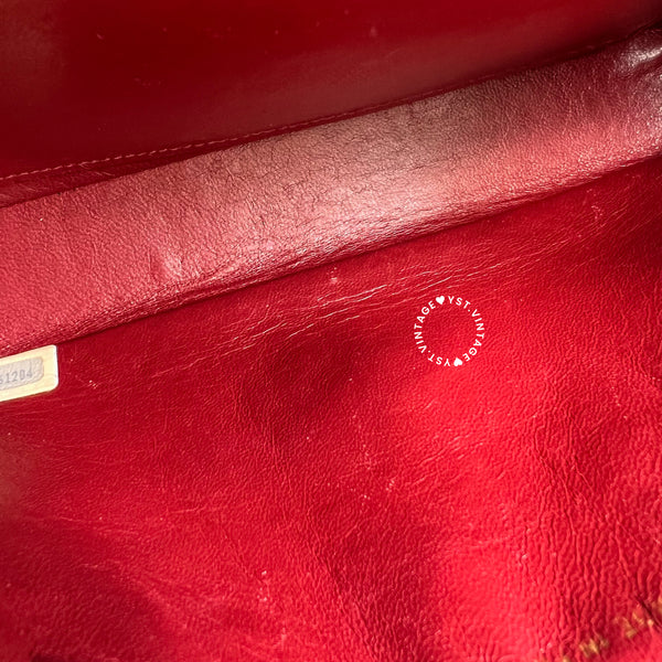 【12.12 中古拍賣】Vintage Chanel Big Coco Mark Flap Bag - Black*Gold