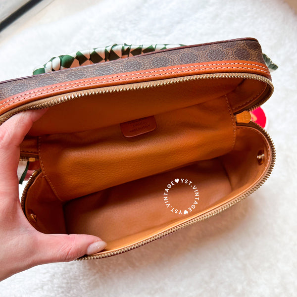 Vintage CELINE Macadam Vanity Bag 014 - Brown