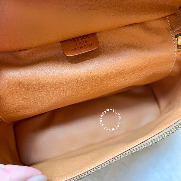 Vintage CELINE Macadam Vanity Bag 014 - Brown