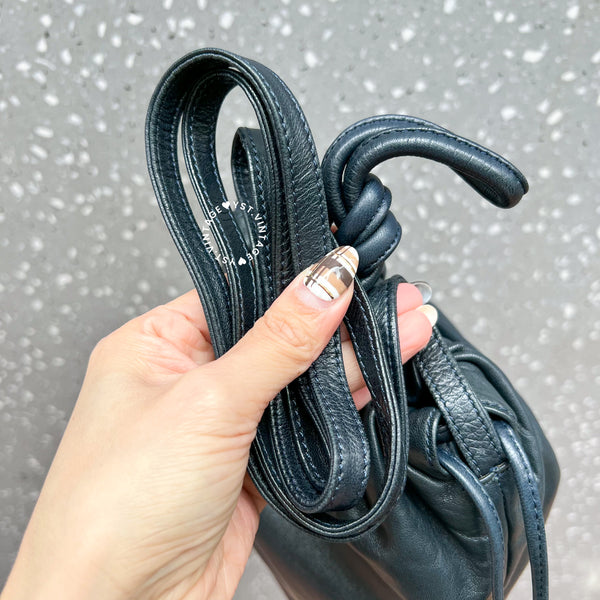 Vintage Loewe Mini Flamenco - Blue Black