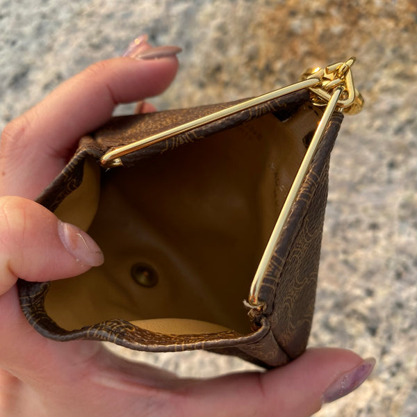 Vintage CELINE 2000s Sulky Macadam Coins Bag