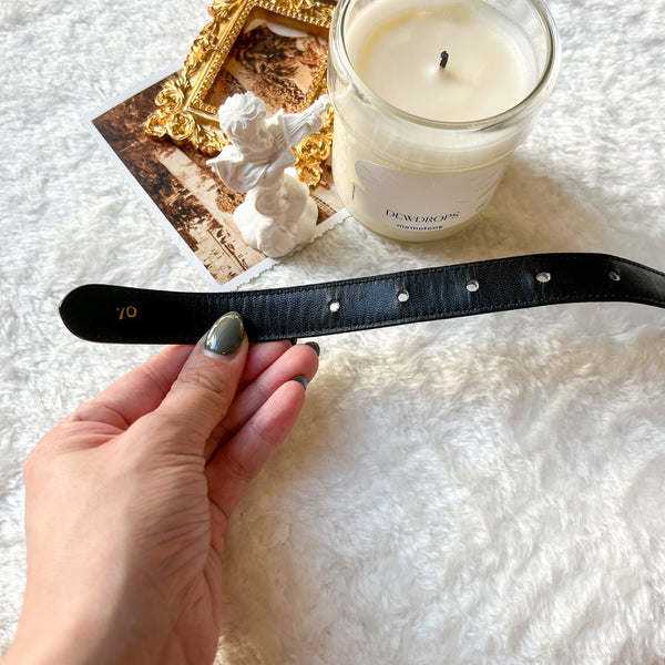 Vintage CELINE Sulky Belt - Black 003