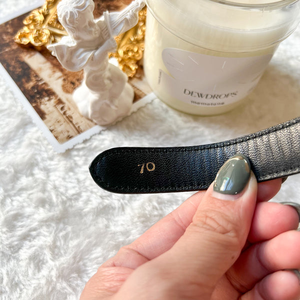 Vintage CELINE Sulky Belt - Black 003