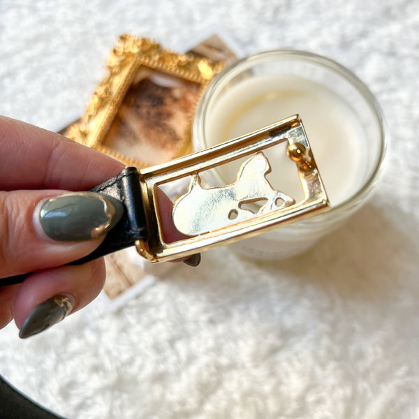 Vintage CELINE Sulky Belt - Black 003