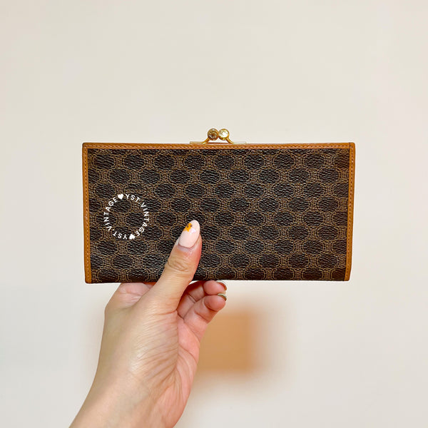 Vintage CELINE Macadam Long Wallet