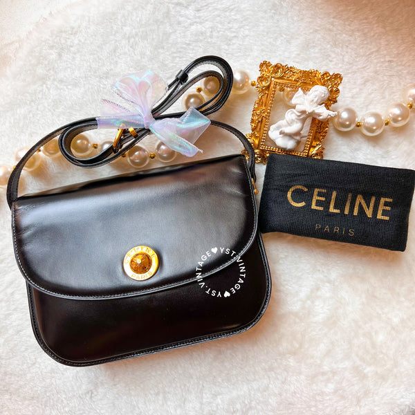 Vintage CELINE Planet Classic Bag in Box - Black (Code: 035500)