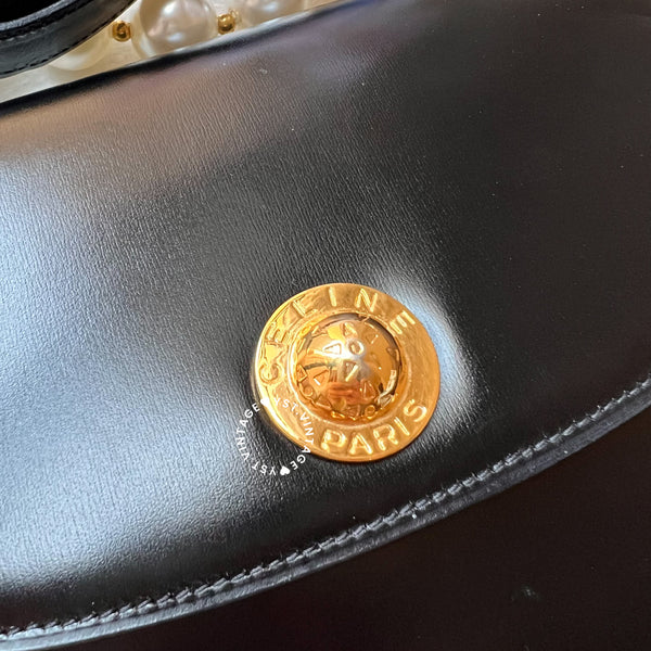 Vintage CELINE Planet Classic Bag in Box - Black (Code: 035500)