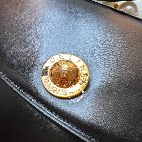 Vintage CELINE Planet Classic Bag in Box - Black (Code: 035500)