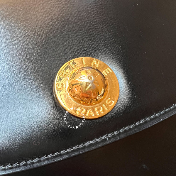 Vintage CELINE Planet Classic Bag in Box - Black (Code: 035500)