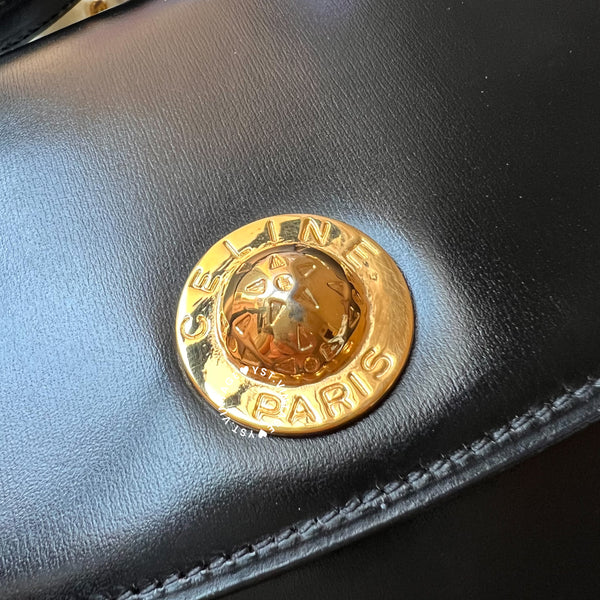 Vintage CELINE Planet Classic Bag in Box - Black (Code: 035500)