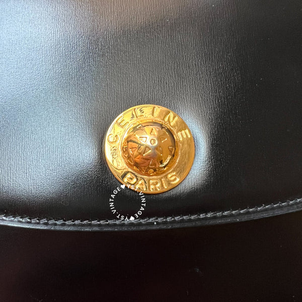 Vintage CELINE Planet Classic Bag in Box - Black (Code: 035500)