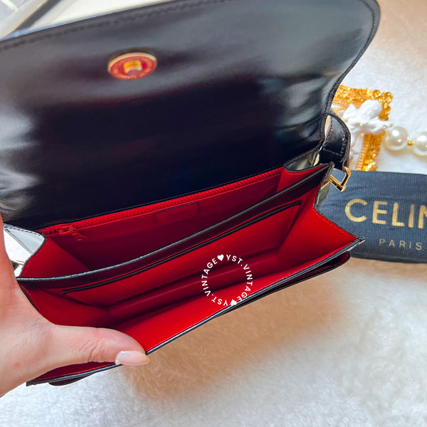 Vintage CELINE Planet Classic Bag in Box - Black (Code: 035500)