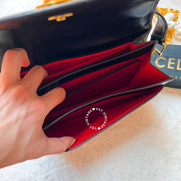 Vintage CELINE Planet Classic Bag in Box - Black (Code: 035500)