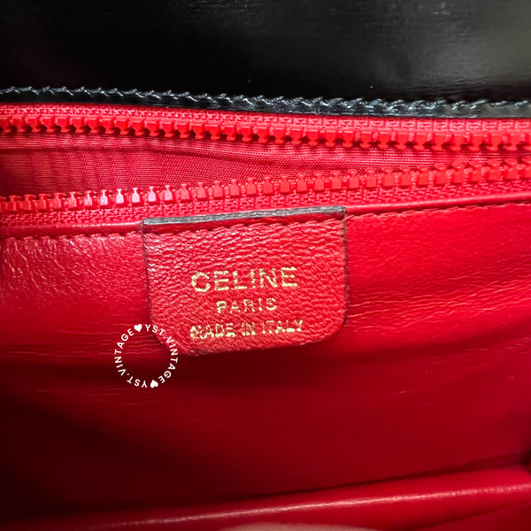 Vintage CELINE Planet Classic Bag in Box - Black (Code: 035500)