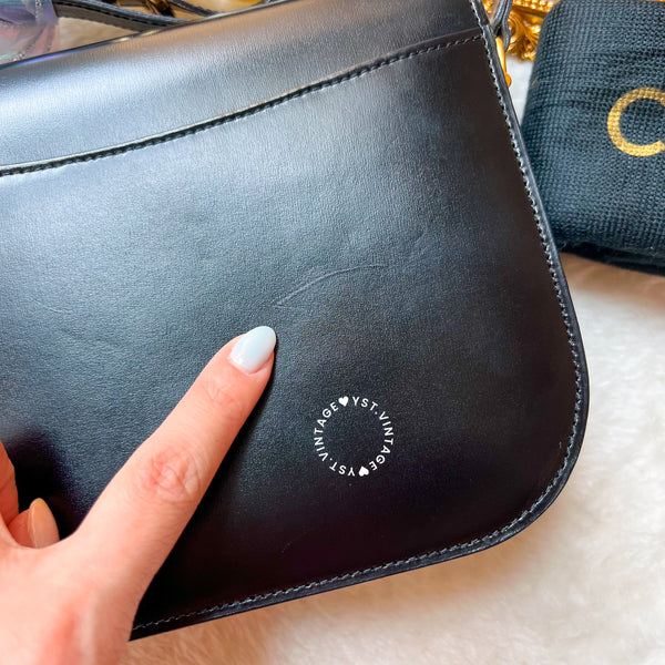 Vintage CELINE Planet Classic Bag in Box - Black (Code: 035500)