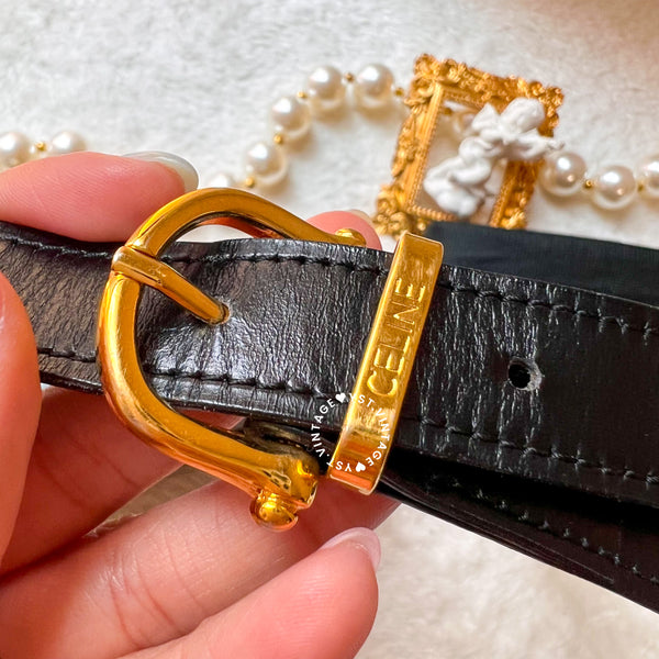 Vintage CELINE Planet Classic Bag in Box - Black (Code: 035500)