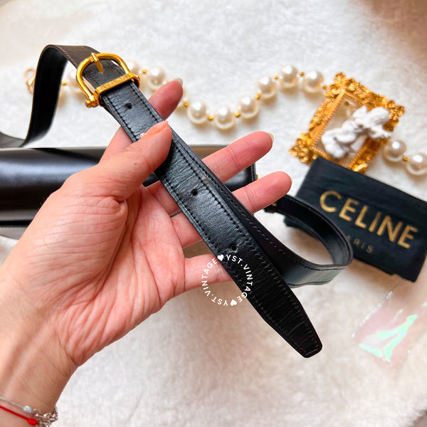 Vintage CELINE Planet Classic Bag in Box - Black (Code: 035500)